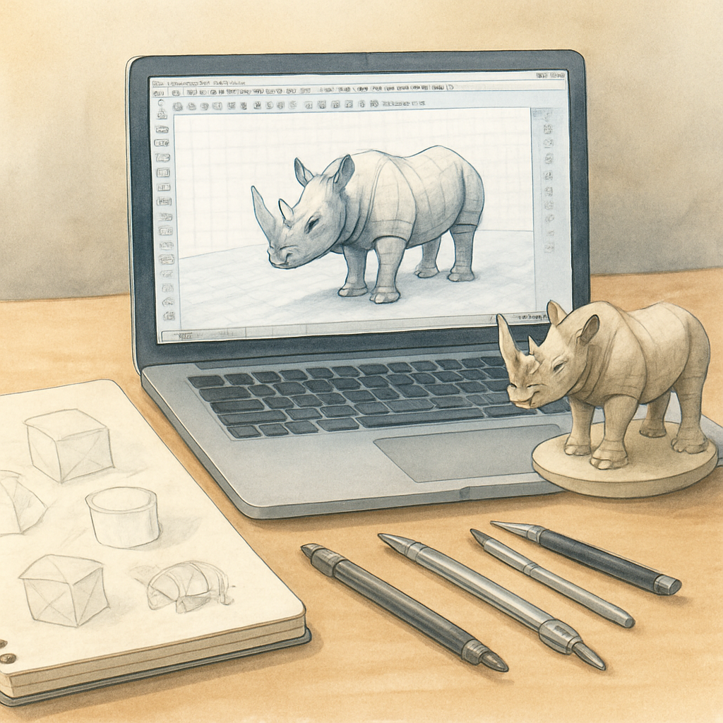 Come imparare Rhinoceros: Corso CAD 2D e 3D certificato