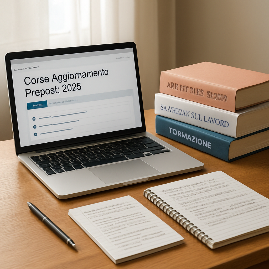Come superare il corso aggiornamento Preposti 2026