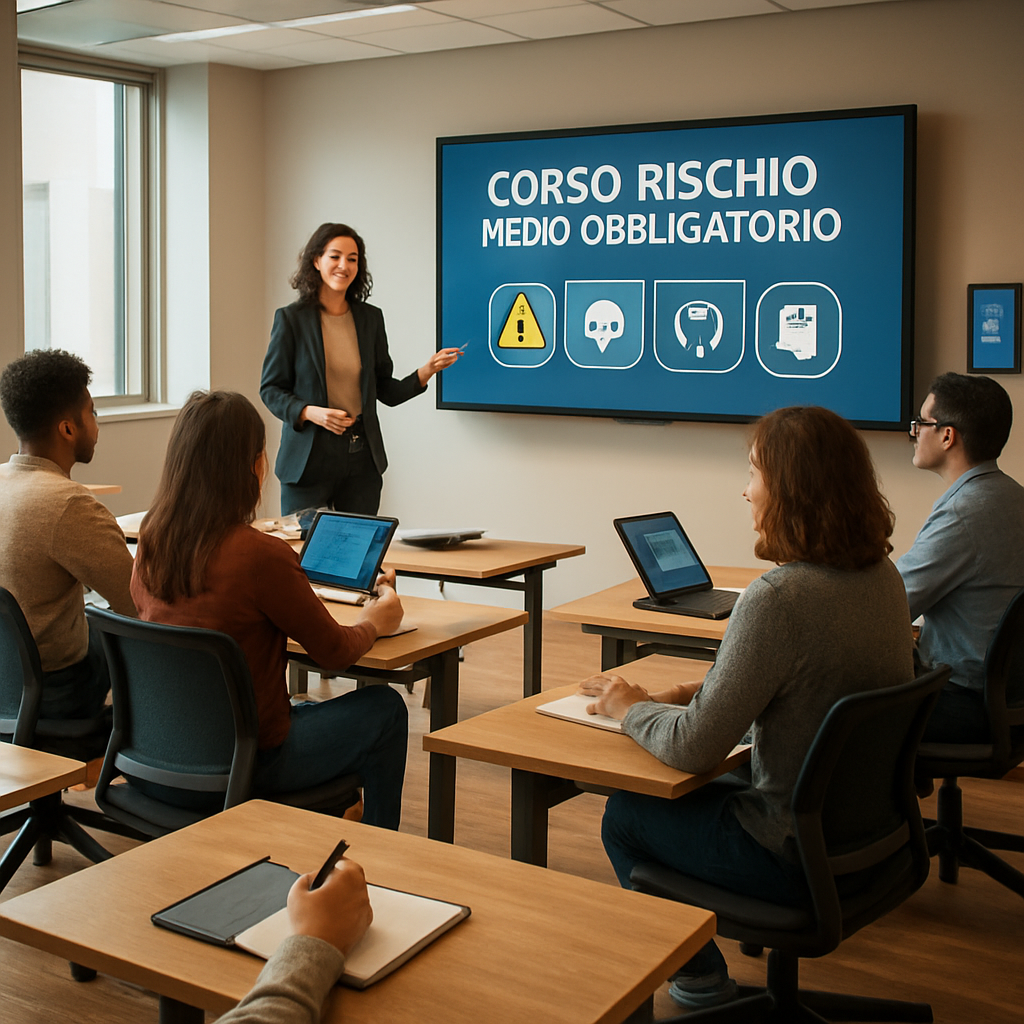 Come fare il corso rischio medio obbligatorio