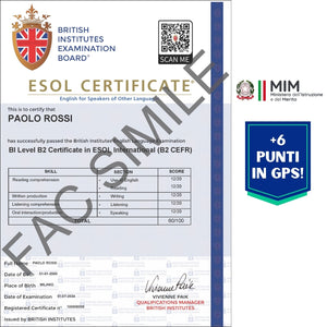 🇬🇧 Certificazione Linguistica British Institutes